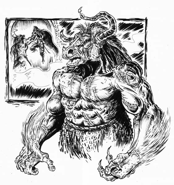 Click to enlarge thumbnail of the Flesh Minotaur